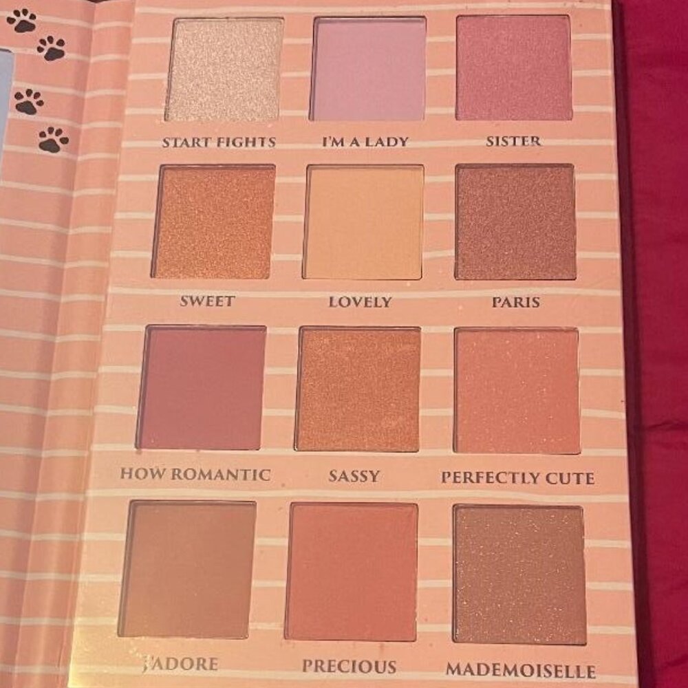 BRAND NEW ~ DISNEY THE ARISTOCATS MARIE ~ 12 EYESHADOW PALETTE ~ GORGEOUS COLORS - Picture 6 of 7